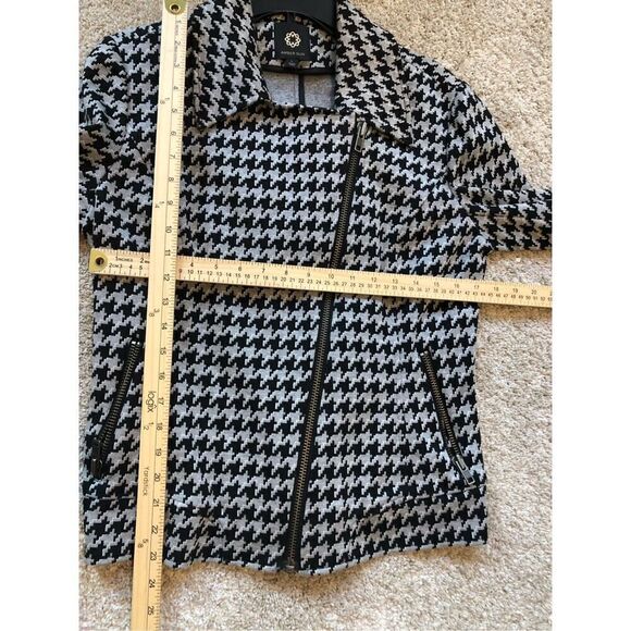 Amber Sun Women’s Black and Gray Collared Zip Up Jacket Size L - Picture 5 of 7